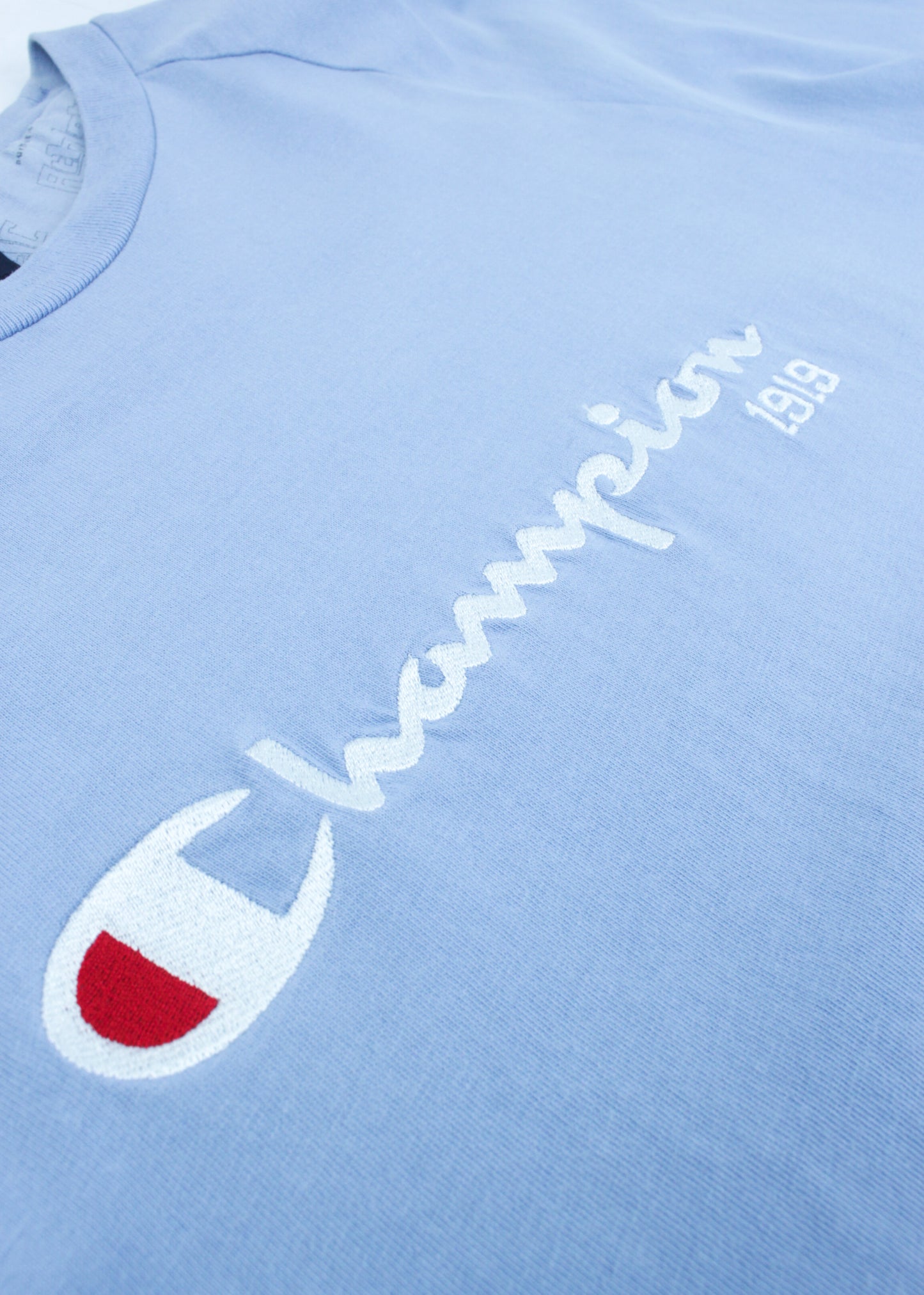 Champion t-shirt in sky blue