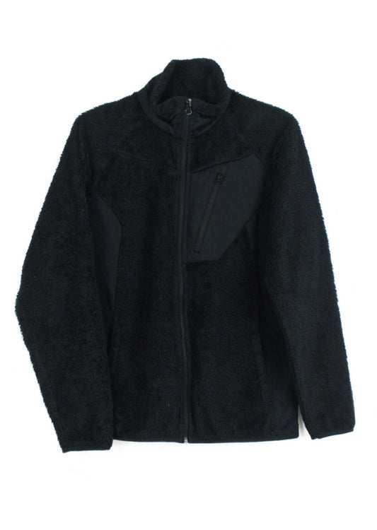 Columbia fleece in black with zip