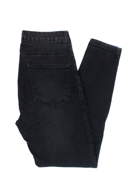 Black ankle super skinny jeans