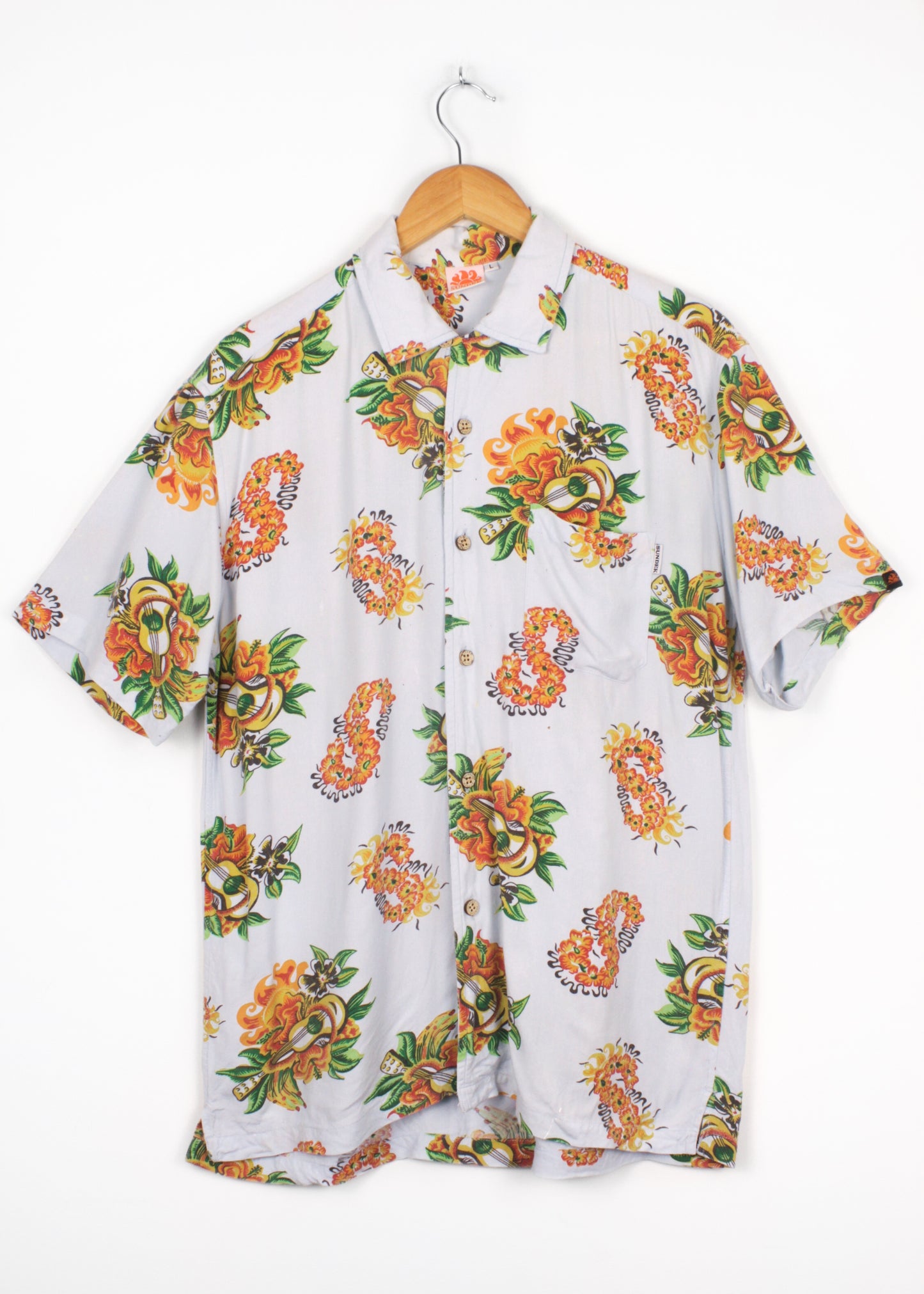 Sundek Hawaii shirt in blue