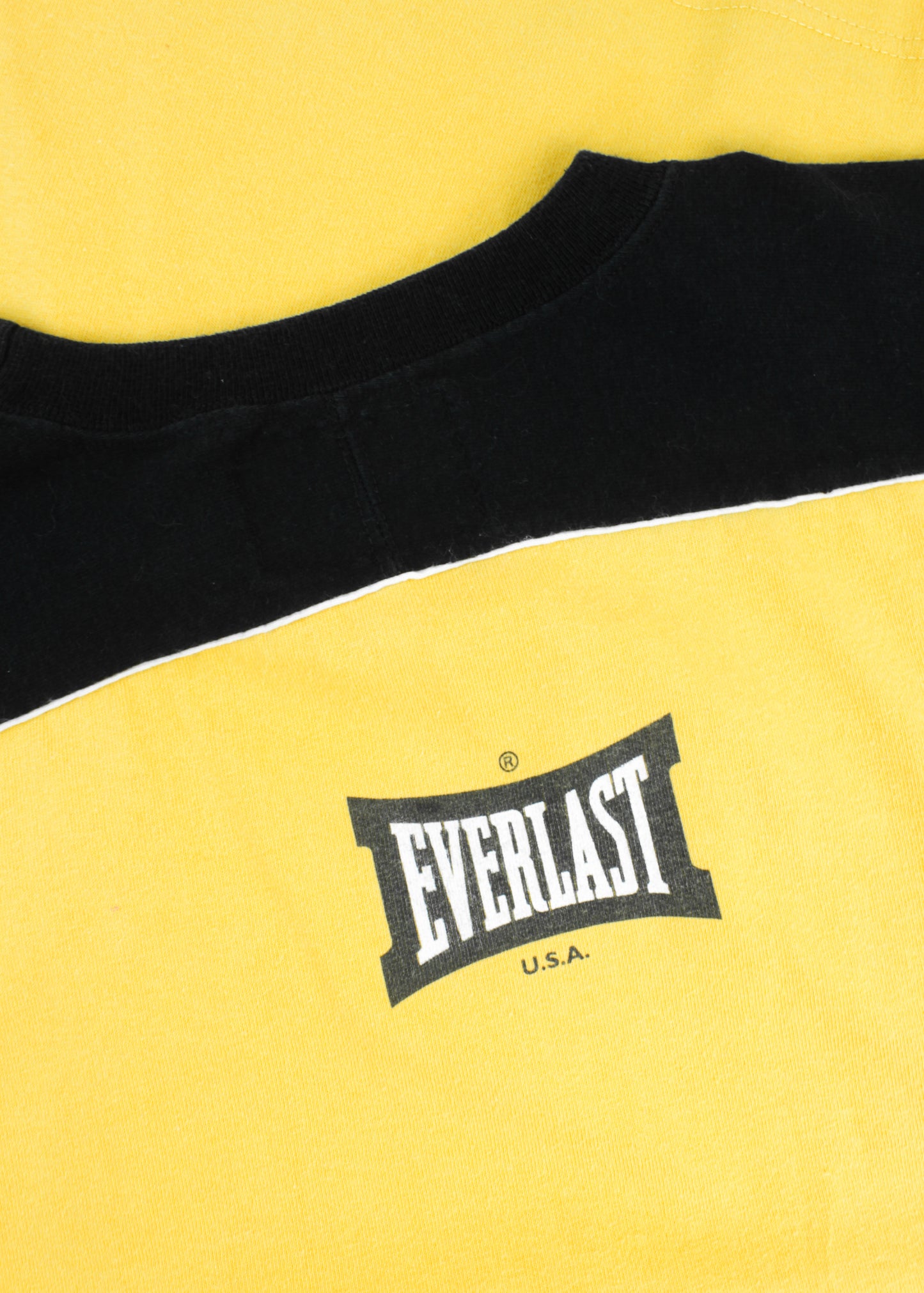 Žluté vintage tričko s dlouhým rukávem Everlast