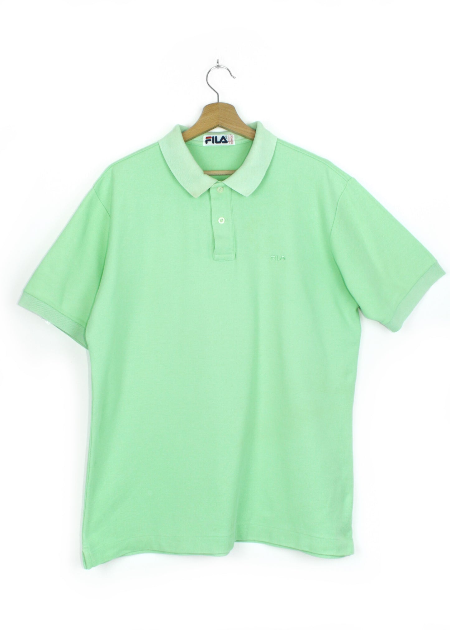 Fila polo t-shirt in salad green