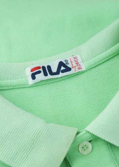 Fila polo t-shirt in salad green