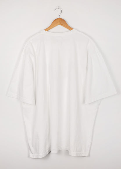 Adidas t-shirt in white with colorful logo