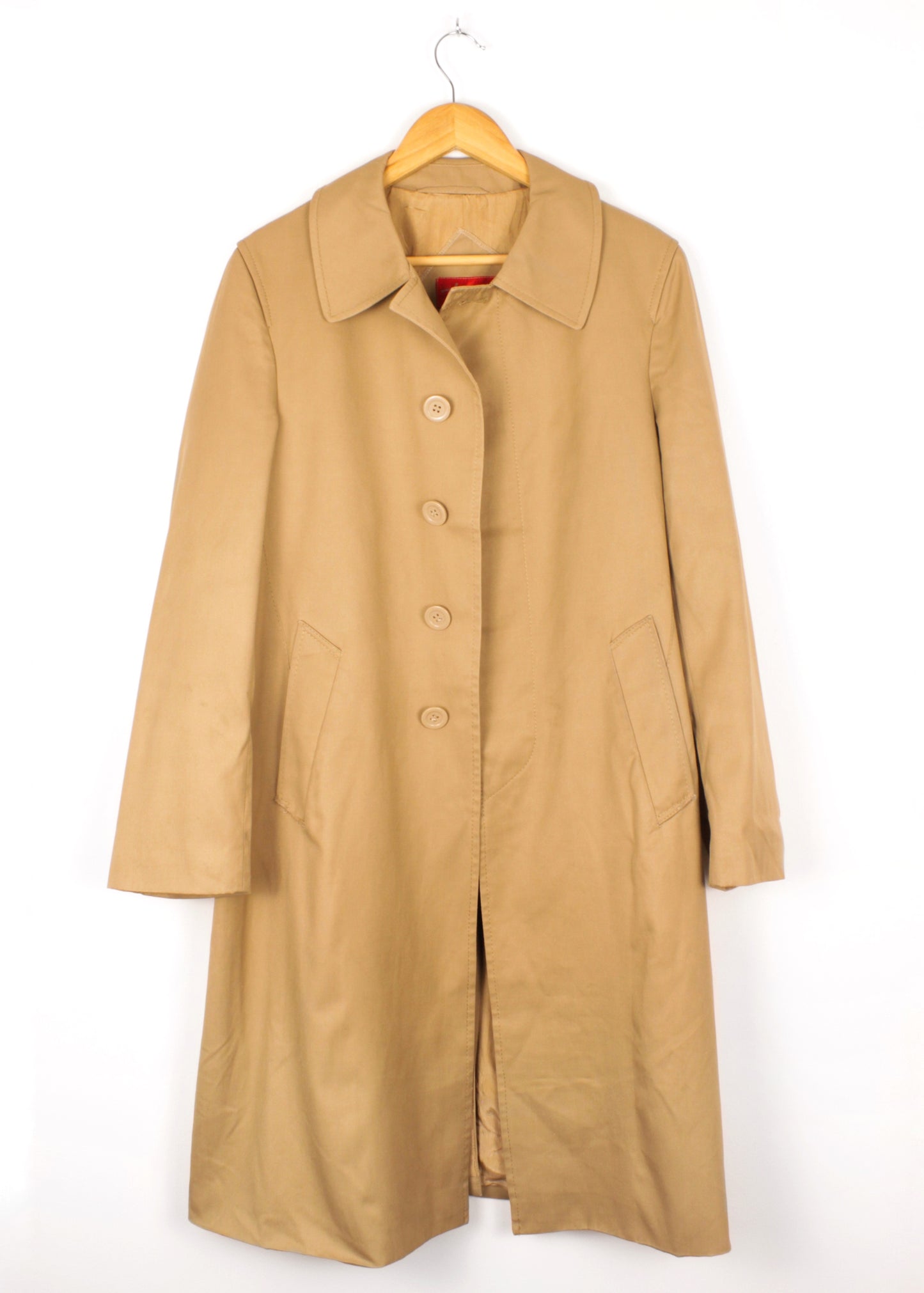 Vintage beige trench coat