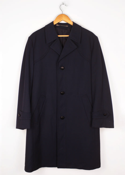 Vintage trench coat in navy