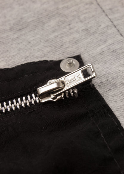 Short sleeve shirt in grey and black