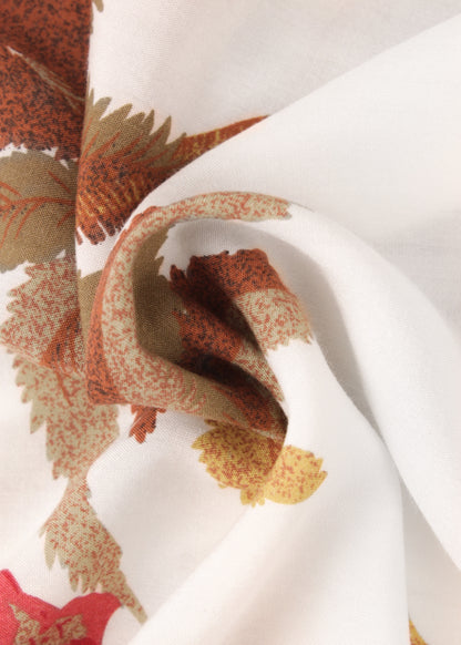 Hawaii printed shirt in white
