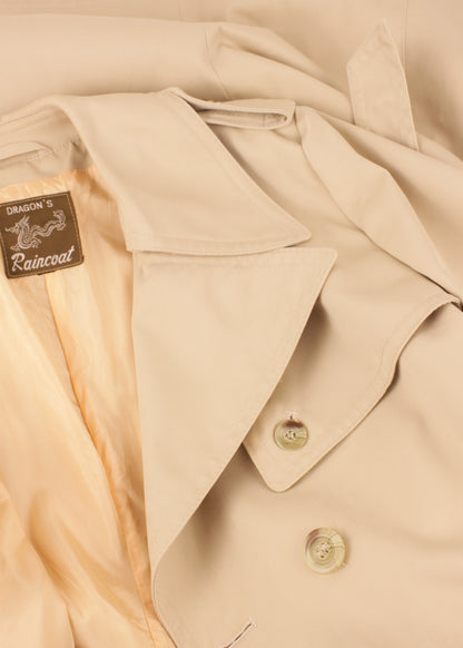 Vintage beige trench coat