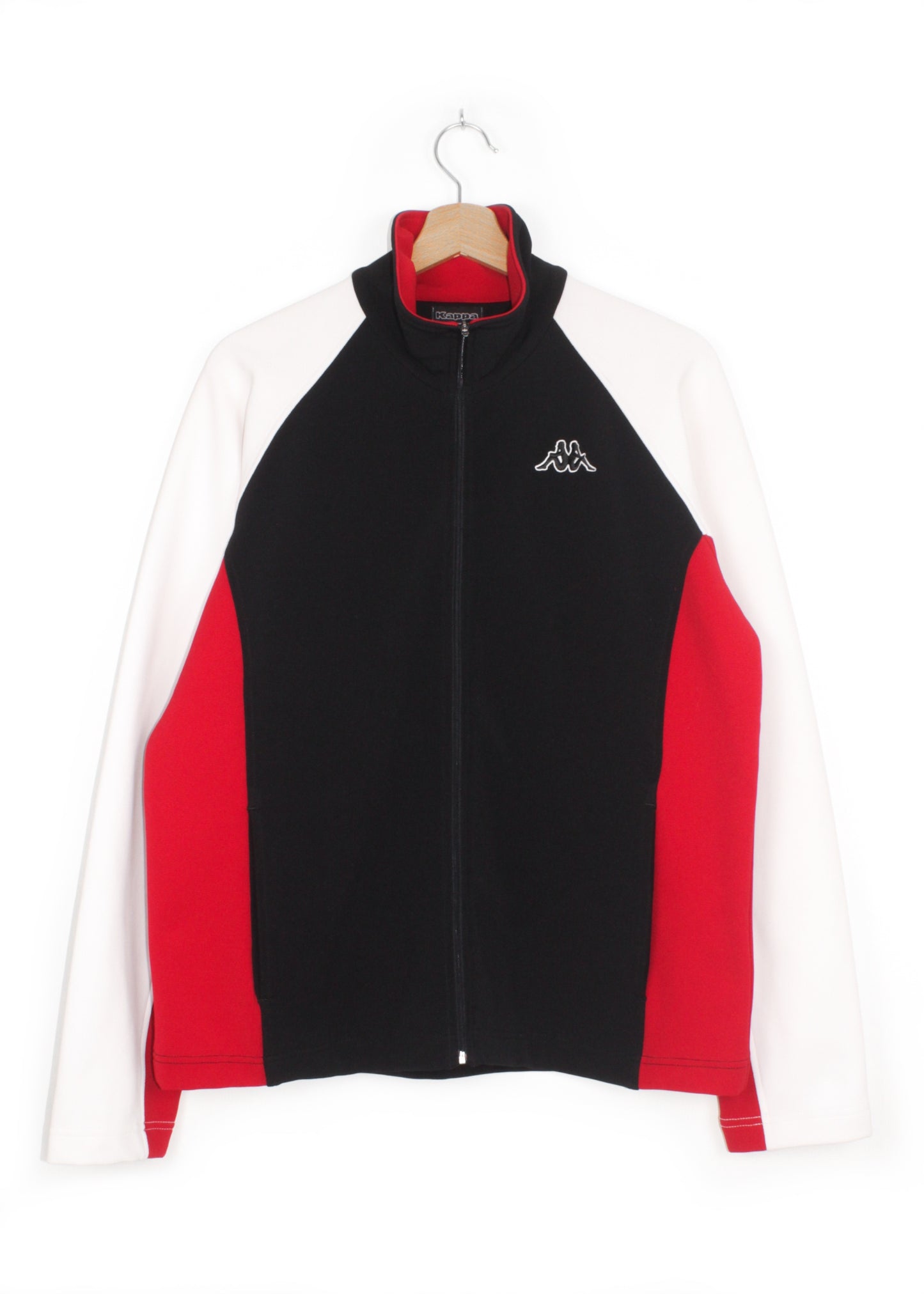 Kappa track jacket in black