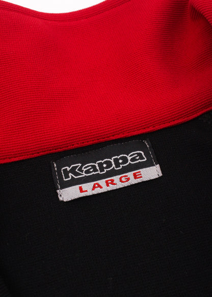 Kappa track jacket in black