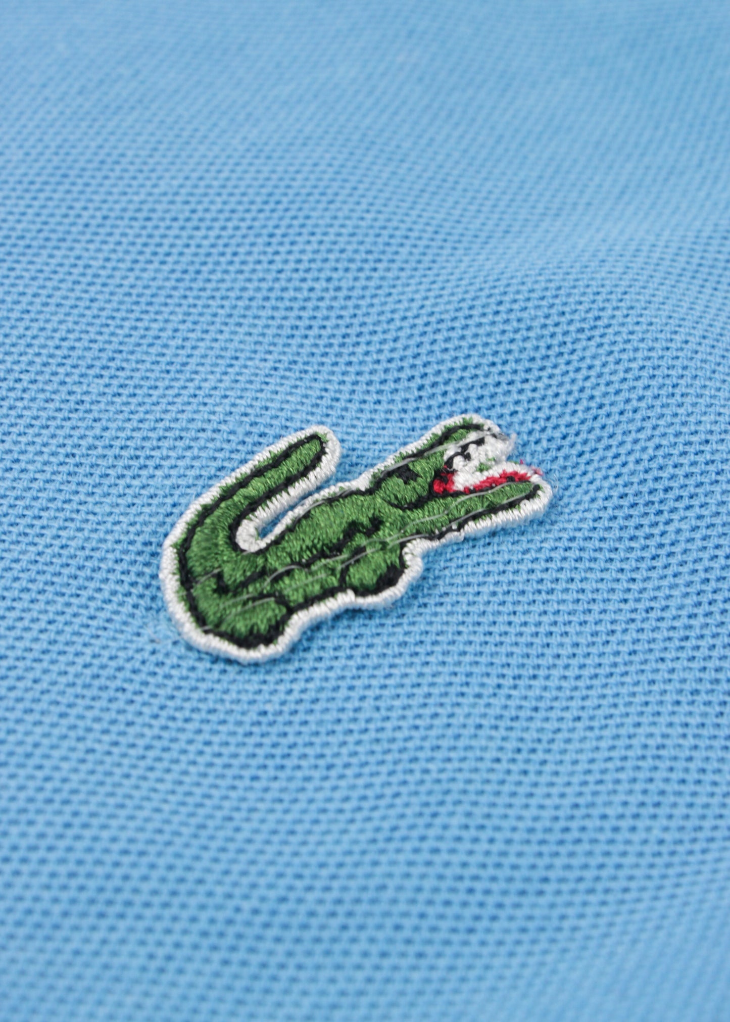 Lacoste plain polo t-shirt in light blue