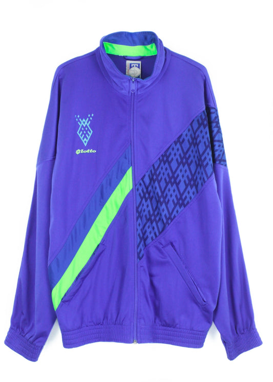 Vintage Lotto track jacket in purple