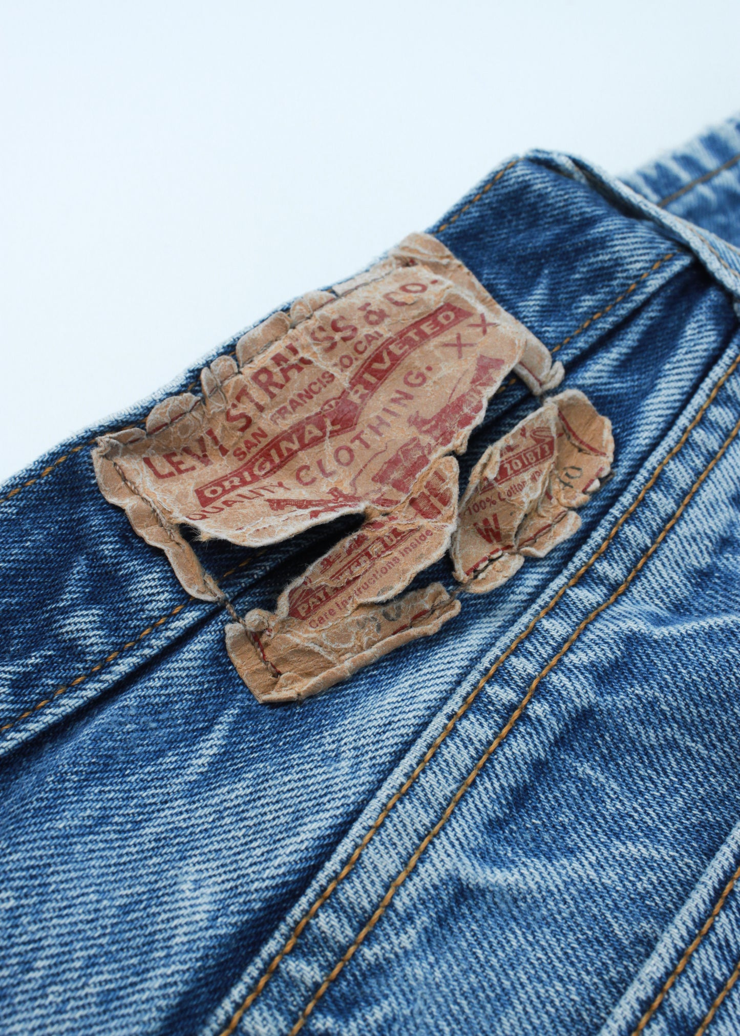 501 Levi's Straight fit Jeans in Light blue