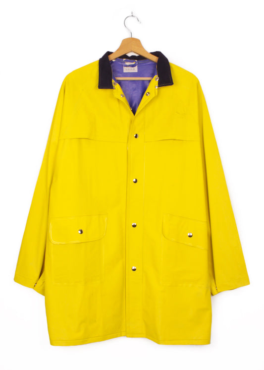 Yellow rain coat