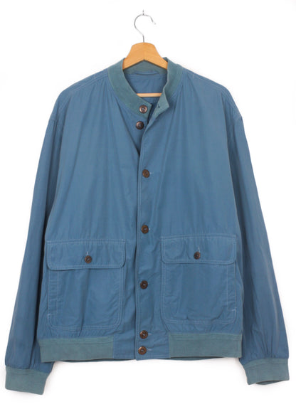 Vintage bomber in blue