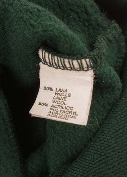 Vintage woolen cardigan in green