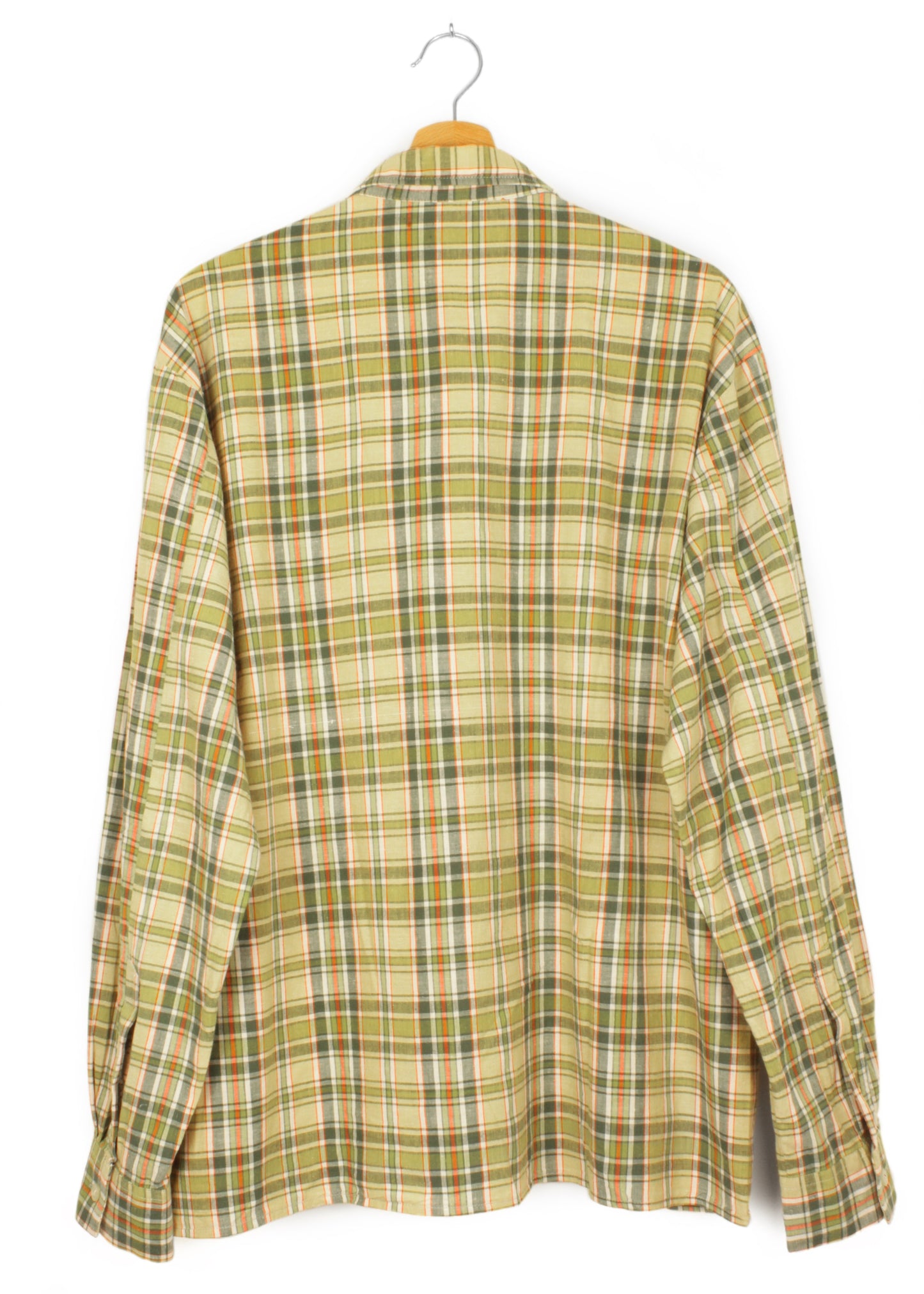 Vintage checked shirt in green