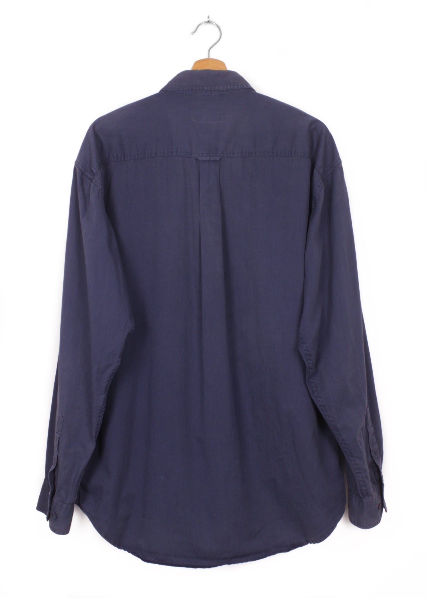 Vintage plain shirt in blue