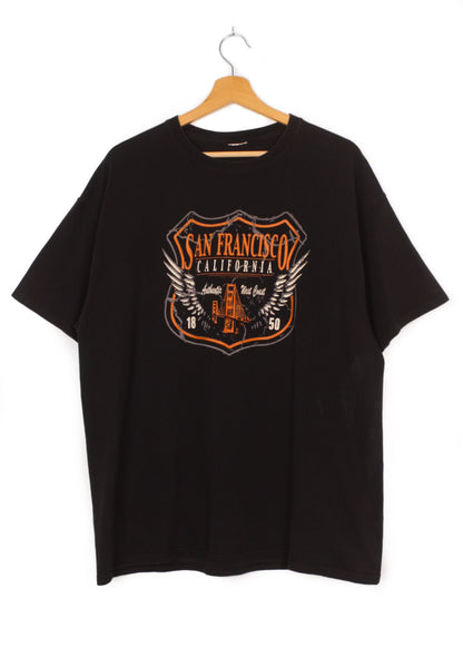 Vintage San Francisco printed black tee