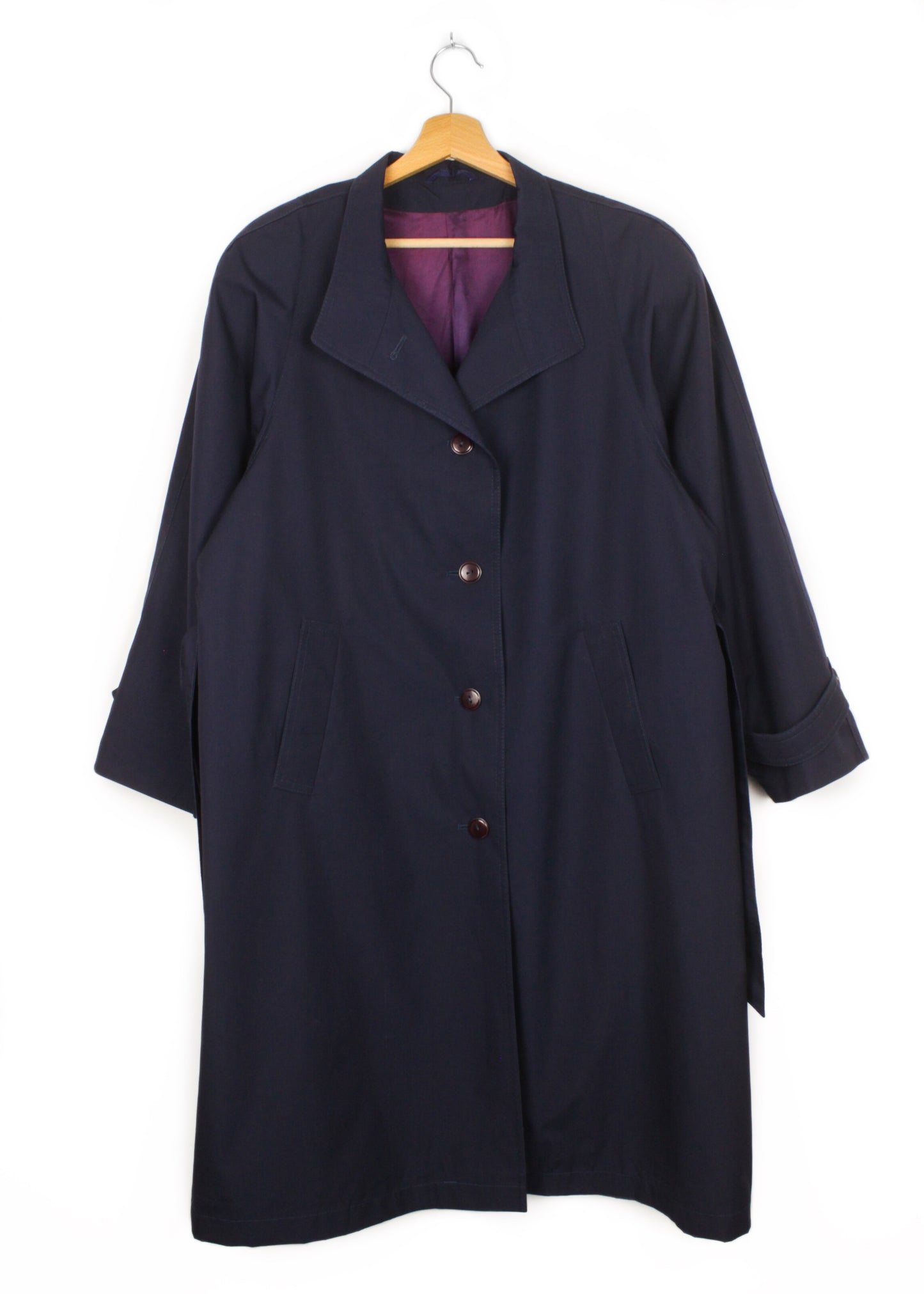 Women's trench coat in navy