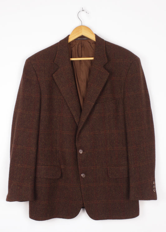 Woolen jacket in brown