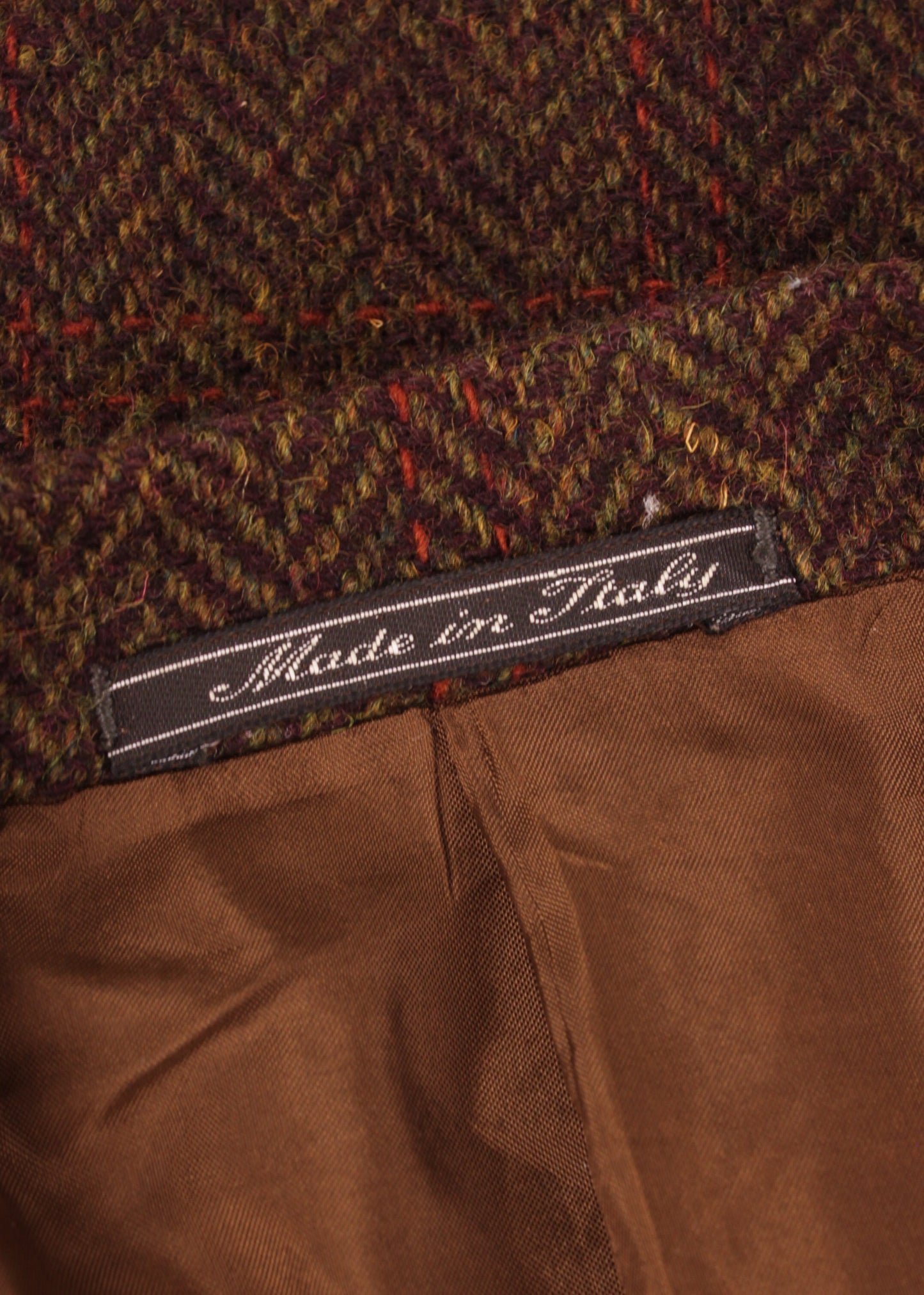 Woolen jacket in brown