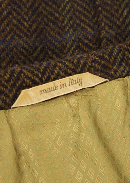 Jacket in green and blue