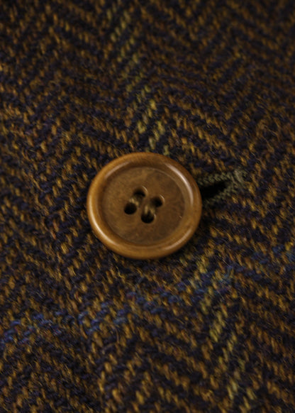 Jacket in green and blue