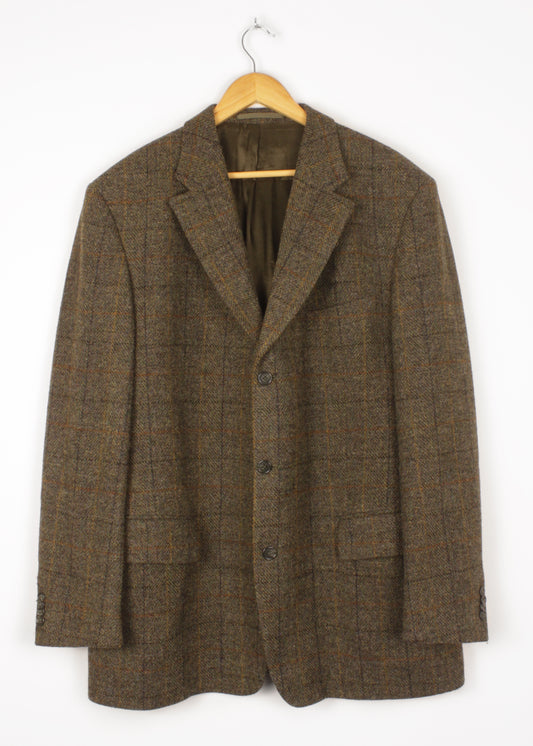 Woolen jacket in sage green