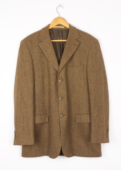 Woolen jacket in sage green