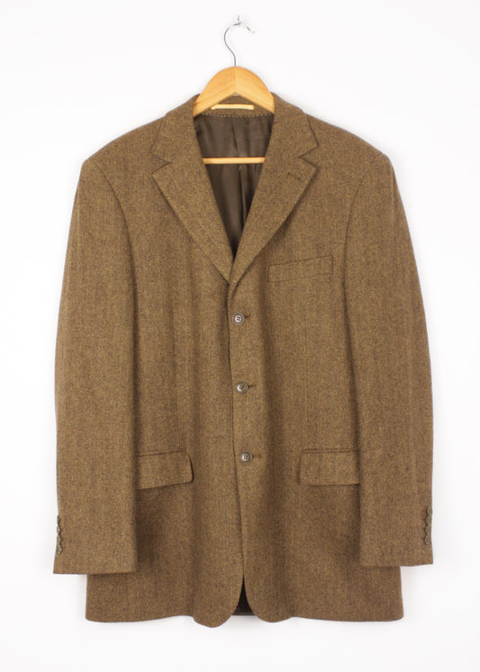 Woolen jacket in sage green