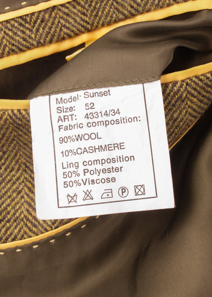 Woolen jacket in sage green