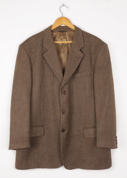 Woolen jacket in brown