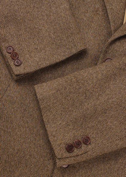 Woolen jacket in brown