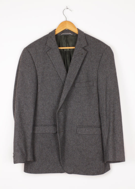 Woolen jacket in blue