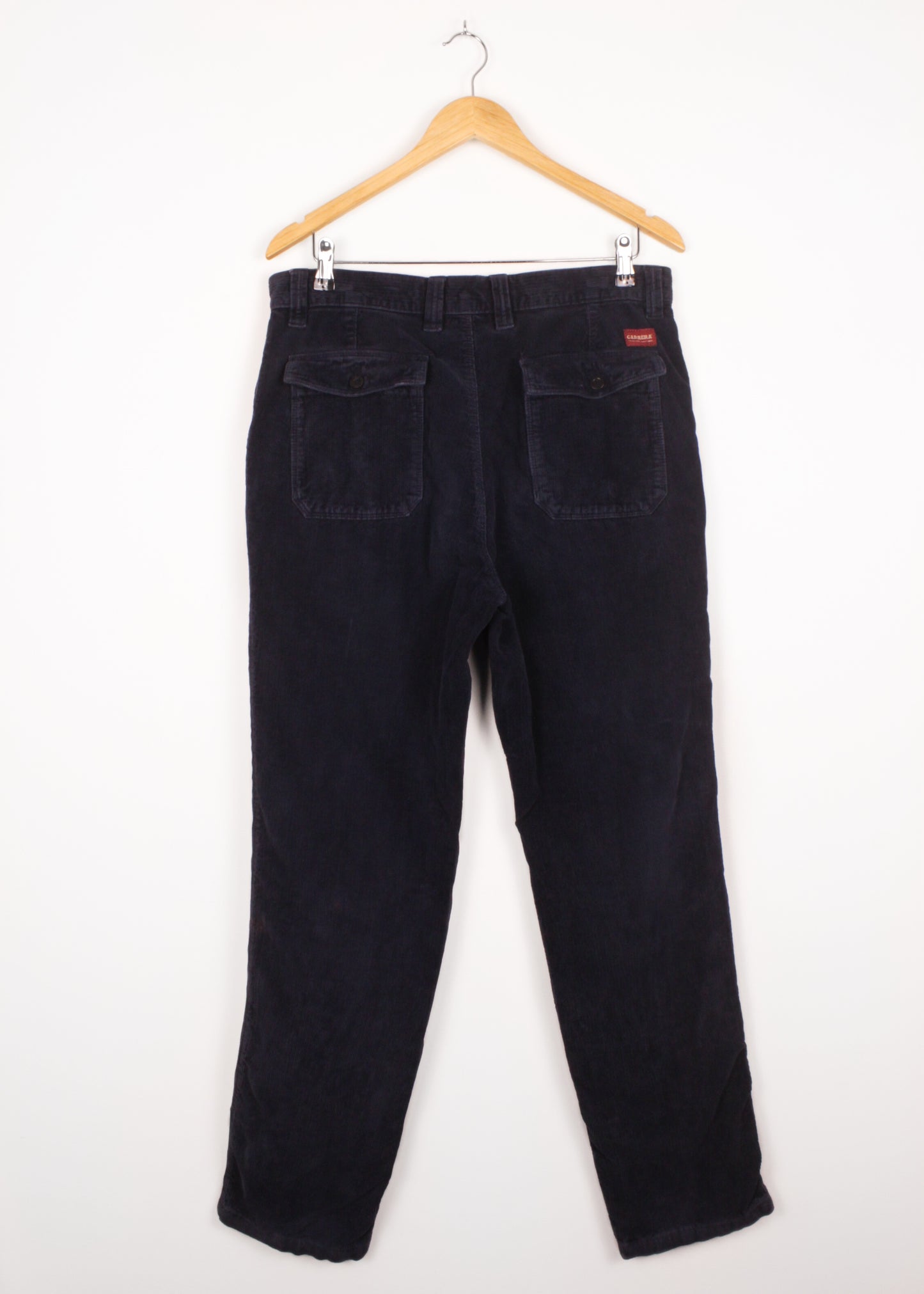 Corduroy pants in blue