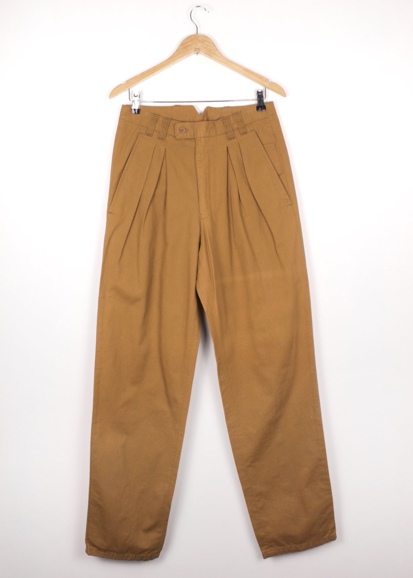 Vintage trousers in camel