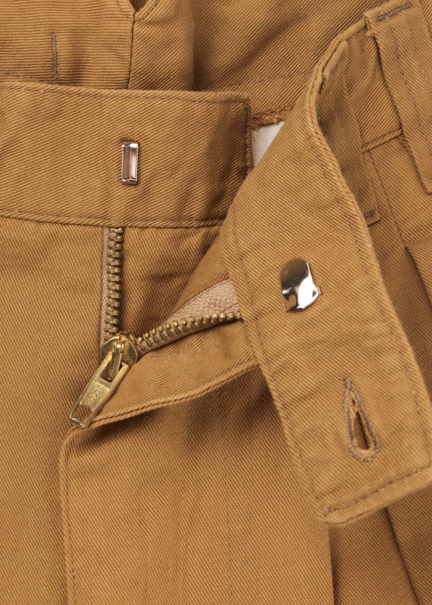 Vintage trousers in camel