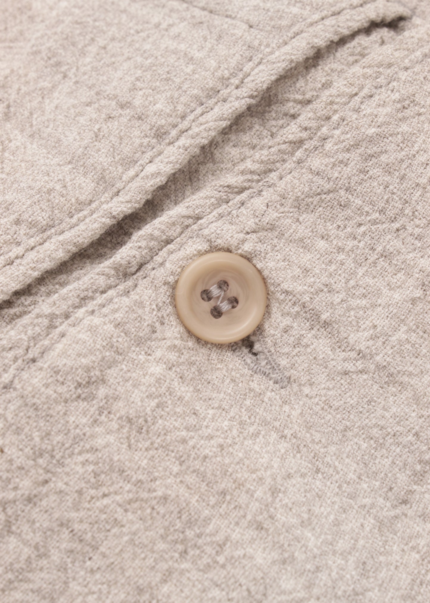 Woolen trousers in beige