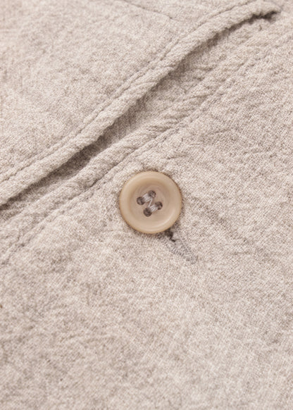 Woolen trousers in beige