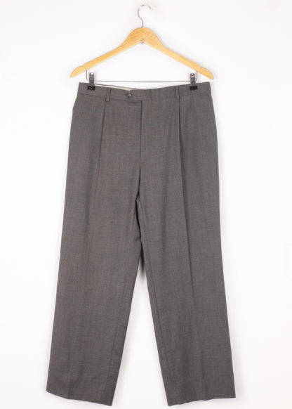 Vintage woolen trousers in grey