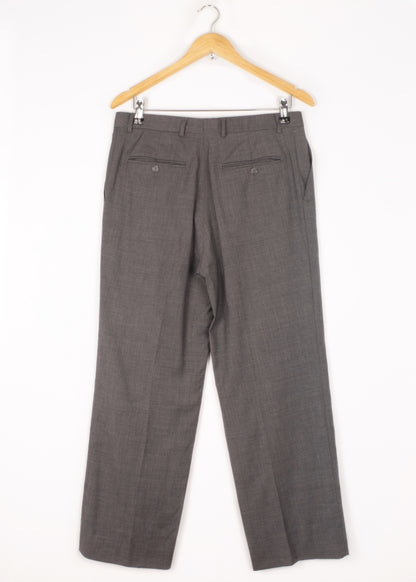 Vintage woolen trousers in grey