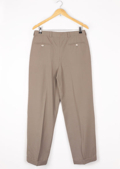 Vintage woolen trousers in grey