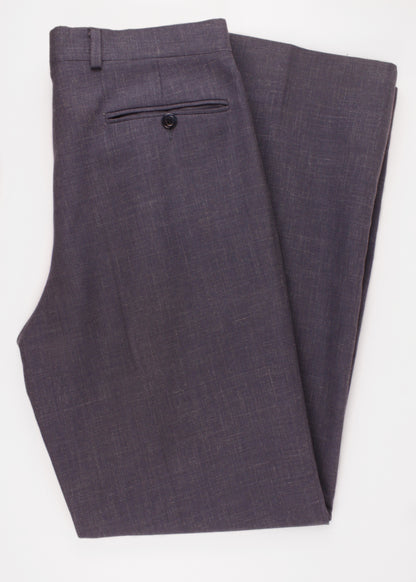 Woolen trousers in blue