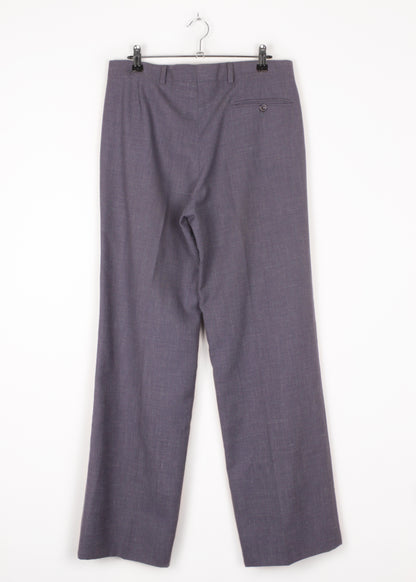 Woolen trousers in blue