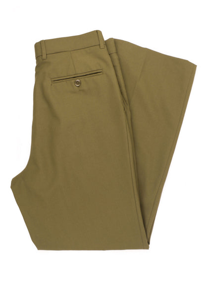 Vintage woolen pants in khaki