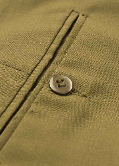 Vintage woolen pants in khaki