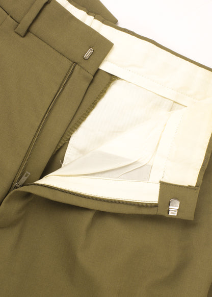 Vintage woolen pants in khaki