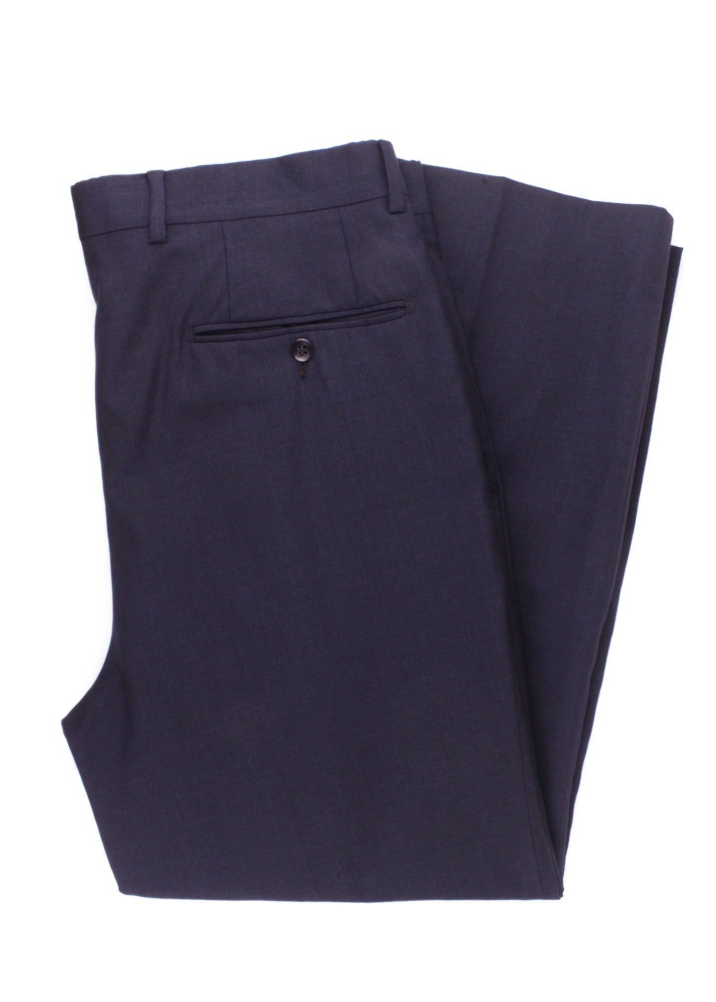 Woolen pants in dark blue